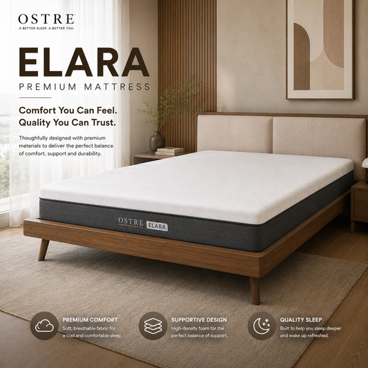 Tilam OSTRE ELARA 8” Firm Mattress with Latex and High Density Foam